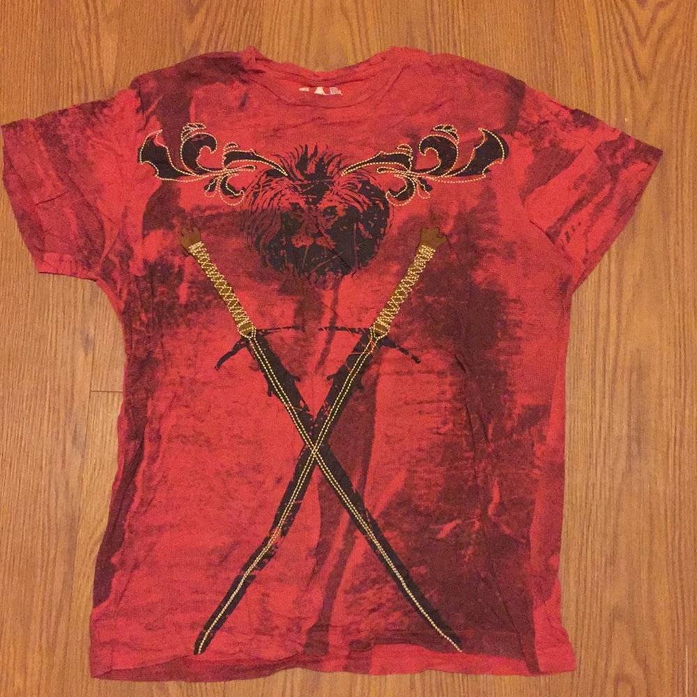 Super fun red x-ray shirt